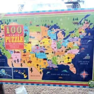 Children 100 State Piece Puzzle